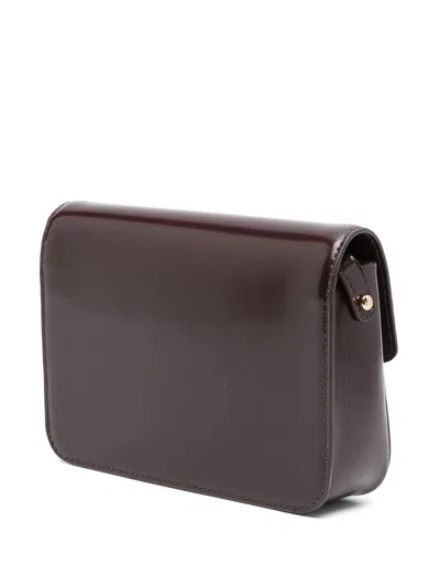 Tory Burch Crosshatched Shoulder Bag In Red