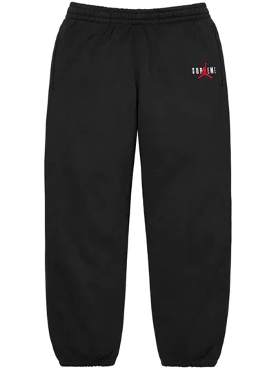 Shop Supreme X Jordan Track Pants In Black