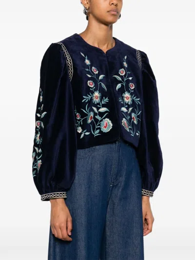 Shop Louise Misha Duras Jacket In Blue