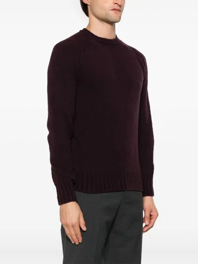 Drumohr Merino Wool Sweater In Purple