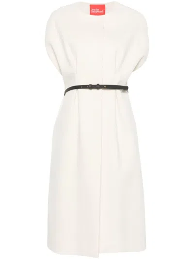 Merci Belted Coat In Neutrals