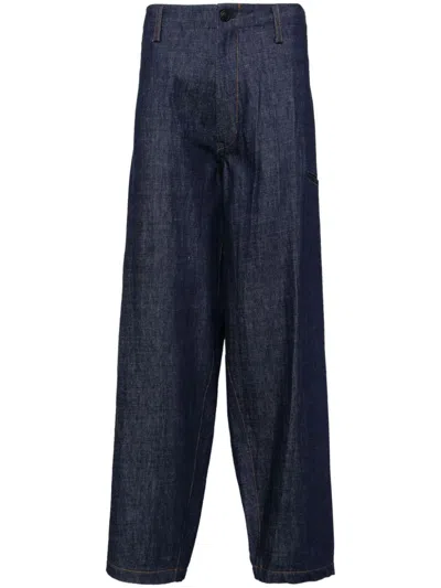 Y's Tapered Jeans In Blue