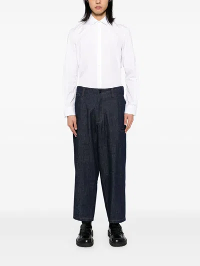 Y's Tapered Jeans In Blue