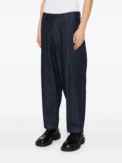 Y's Tapered Jeans In Blue