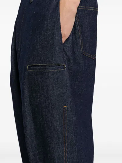 Y's Tapered Jeans In Blue
