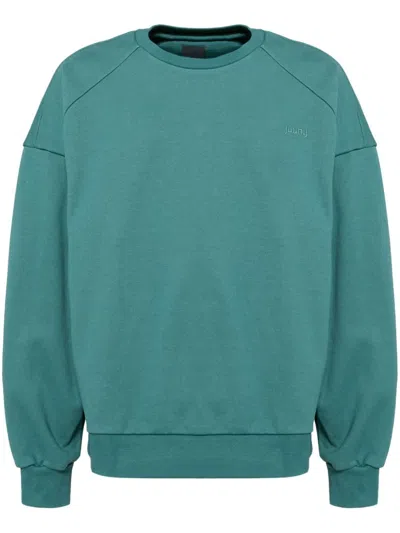 Juunj Collage Dé Collage Embroidered Sweatshirt In Green