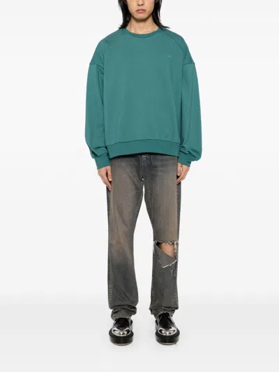 Juunj Collage Dé Collage Embroidered Sweatshirt In Green