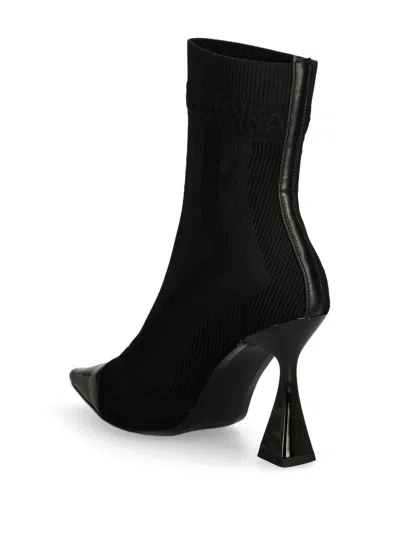 Shop Karl Lagerfeld 95mm Debut Ii Ankle Boots In Black