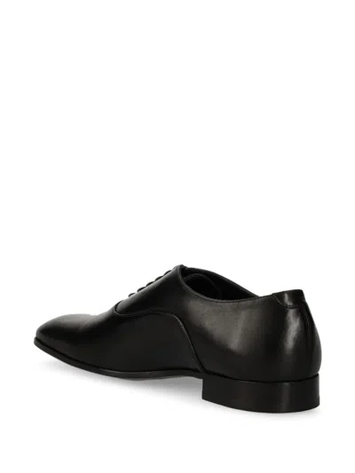 Shop Karl Lagerfeld Classic Oxford Shoes In Black