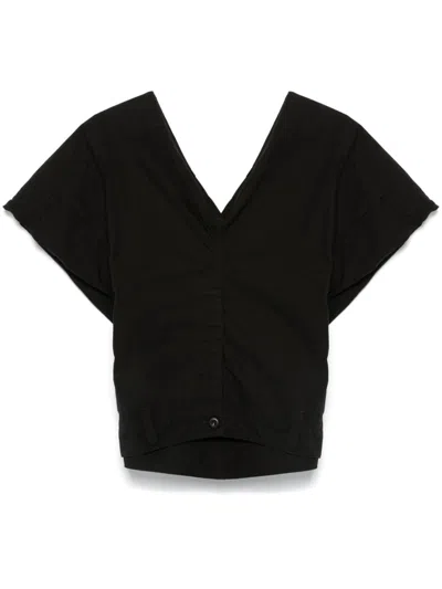 Balenciaga Deconstructed Top In Black