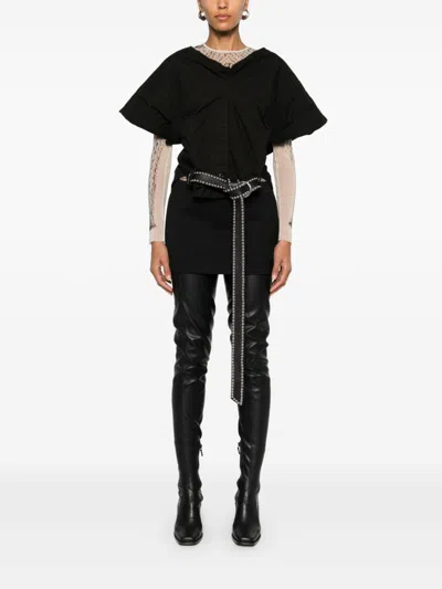 Balenciaga Deconstructed Top In Black