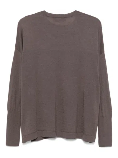 Wild Cashmere Caroline Sweater In Brown