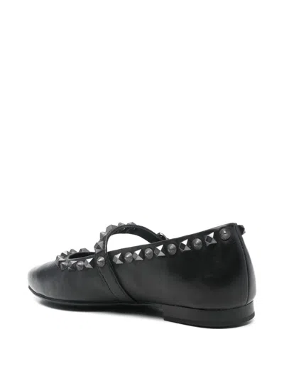 Shop Ash Beatnik Ballet Flats In Black