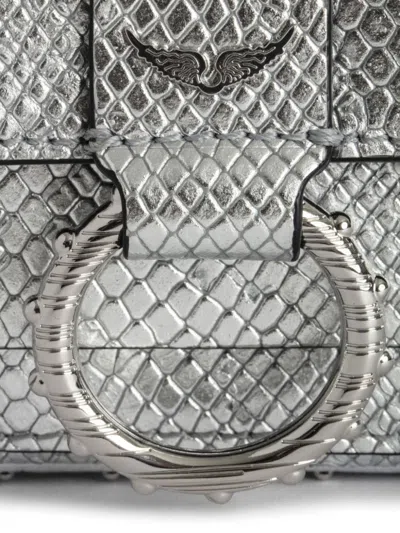 Zadig & Voltaire Kate Mini Bag In Silver