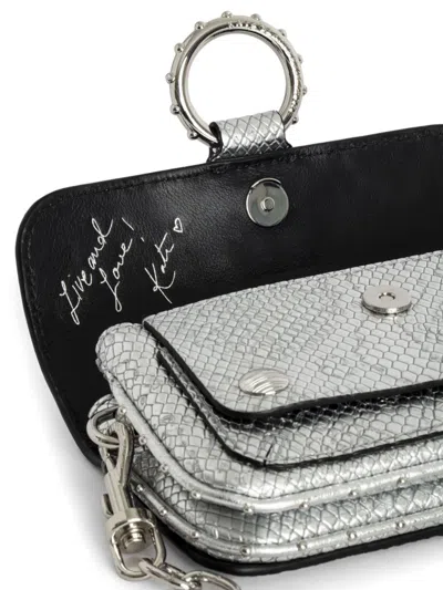 Zadig & Voltaire Kate Mini Bag In Silver