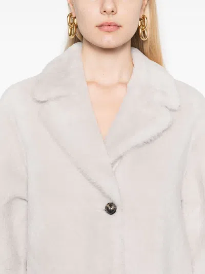 Shop Desa 1972 Reversible Coat In Neutrals