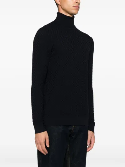 Goes Botanical Dolcevita Sweater In Blue