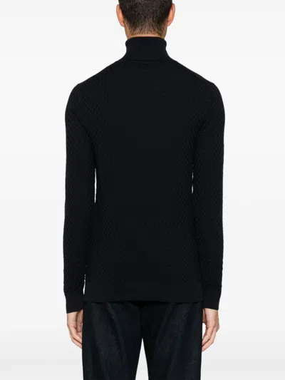 Goes Botanical Dolcevita Sweater In Blue