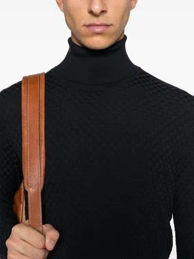 Goes Botanical Dolcevita Sweater In Blue
