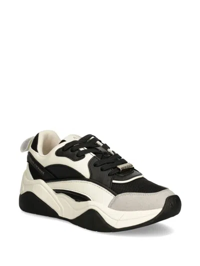 Shop Armani Exchange Chunky Trainers In White