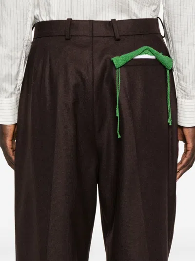 Charles Jeffrey Loverboy Brown Edinburgh Trousers In Brown