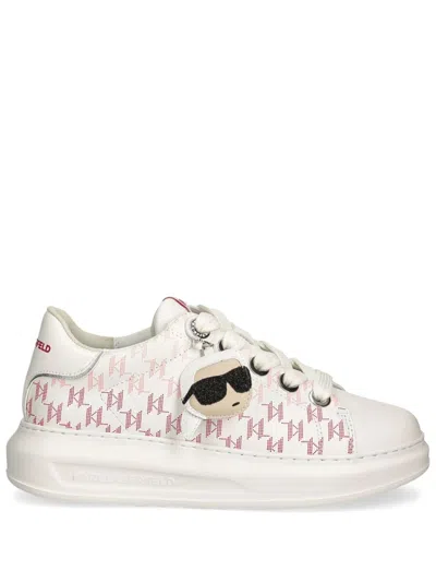 Shop Karl Lagerfeld Kapri Sneakers In White