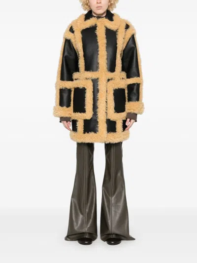 Stand Studio Stand Coat Handlee In Black