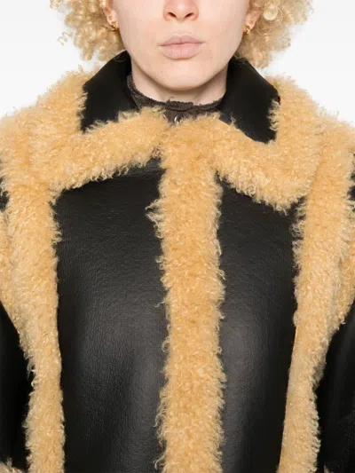 Stand Studio Stand Coat Handlee In Black