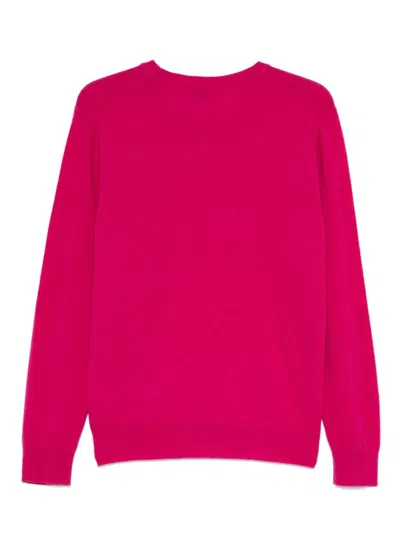 Altea Virgin Wool Sweater In Pink