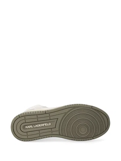 Karl Lagerfeld 35mm Krew Kollar Sneakers In White