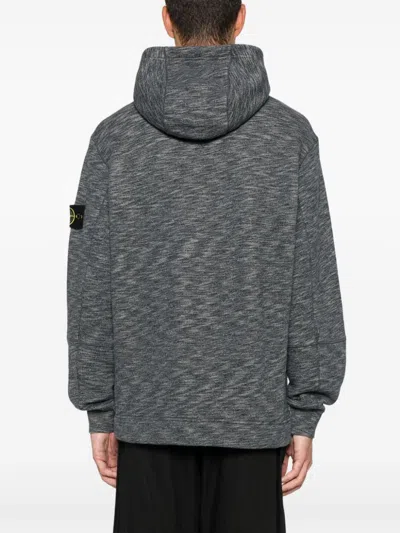 Stone Island Jersey-fleece Sweatshirt In Grey