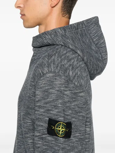 Stone Island Jersey-fleece Sweatshirt In Grey