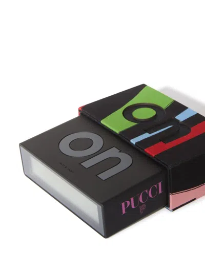 Pucci Marmo-print Alarm Clock In Black