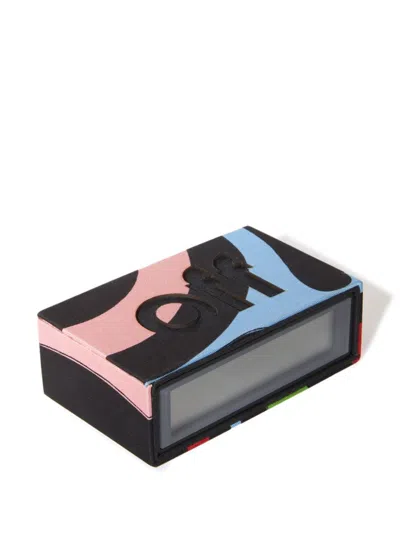Pucci Marmo-print Alarm Clock In Black