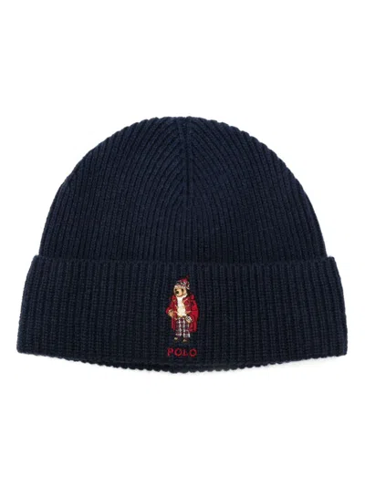 Polo Ralph Lauren Holidy Br Bn Hat Cold Weather In Blue