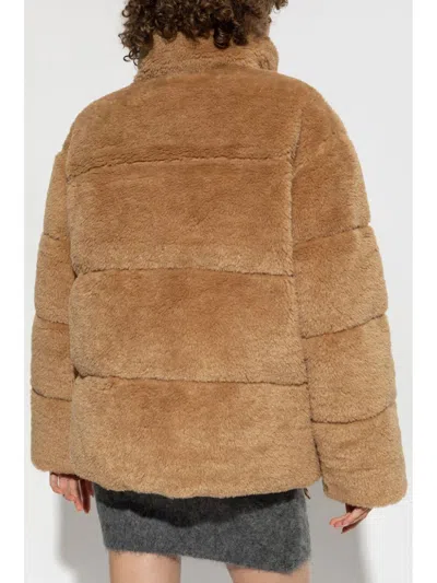 Ugg Shearling Jacket In Brown