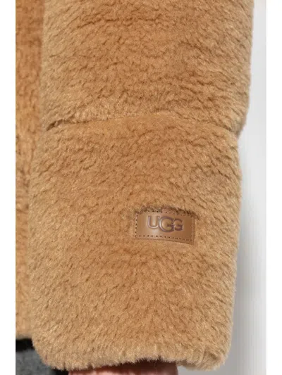 Ugg Shearling Jacket In Brown