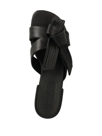Kenzo Oki Mules In Black