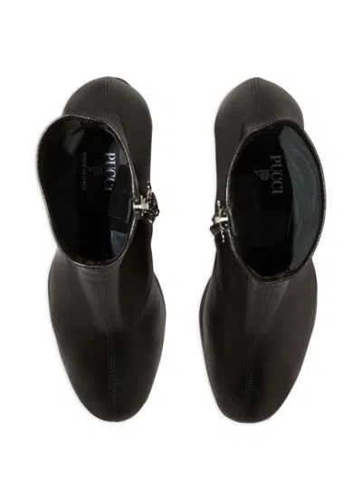 Pucci 80mm Emilio Boots In Black