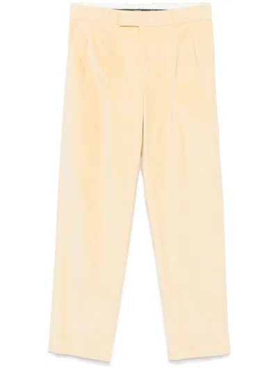 Drôle De Monsieur Le Pantalon Golfeur Trousers In Yellow