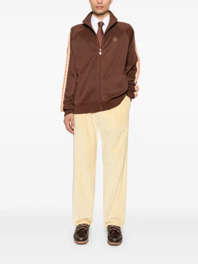 Drôle De Monsieur Le Pantalon Golfeur Trousers In Yellow