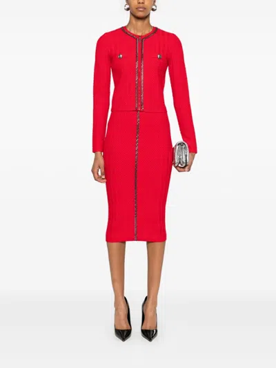 Elisabetta Franchi Sweaters In Red