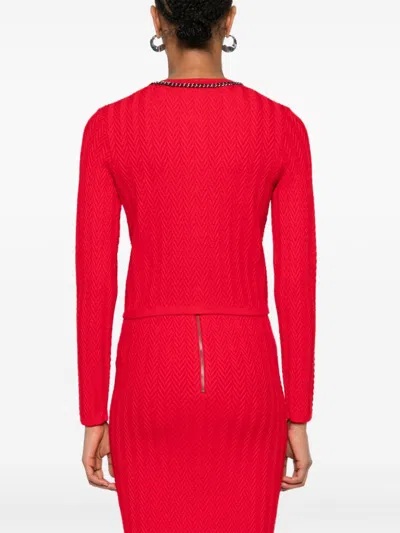 Elisabetta Franchi Sweaters In Red