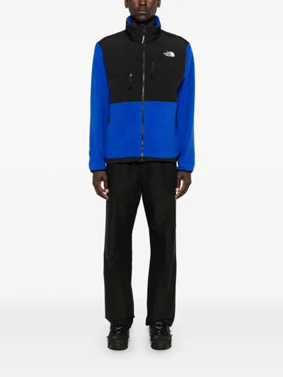 The North Face Mens Retro Denali Colour-block Fleece Jacket Blue In Blue