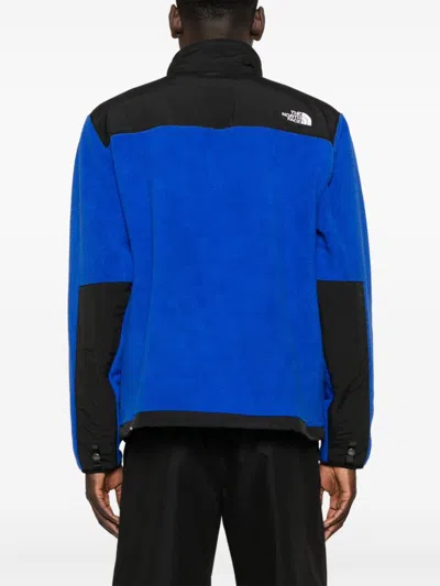 The North Face Mens Retro Denali Colour-block Fleece Jacket Blue In Blue
