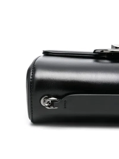 Valentino Vlogo Signature Shoulder Bag In Black