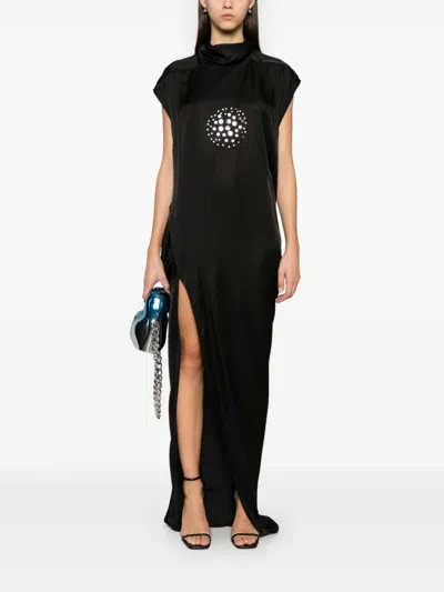 Rick Owens Edfu Maxi Dress In Black