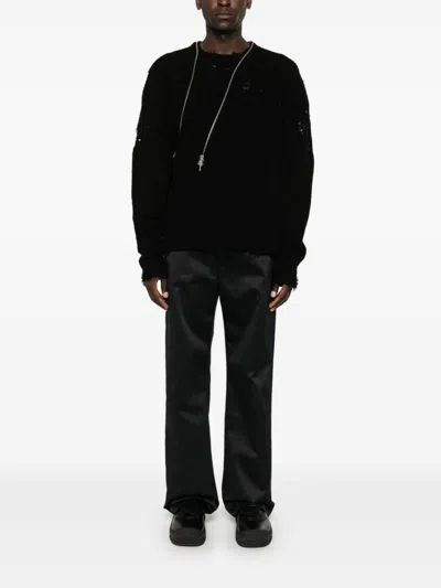 Heliot Emil Convex Sweater In Black