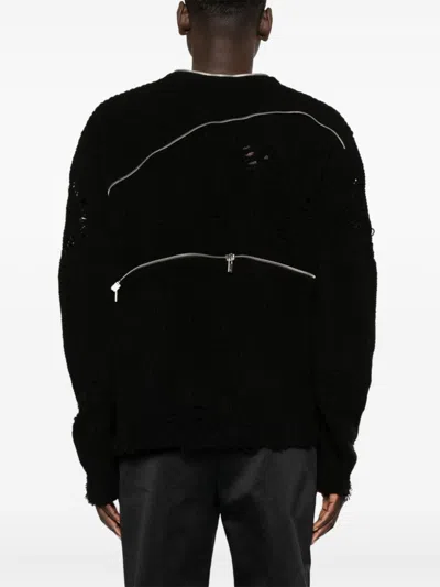 Heliot Emil Convex Sweater In Black