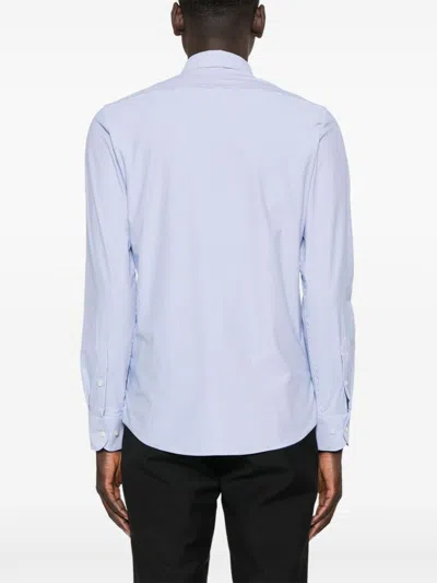 Shop Rrd Oxford Jacquard Shirt In Blue